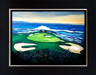 Golf  Michael Schofield original on canvas