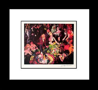 Le Roy Neiman Roulette Lithograph Hand Signed