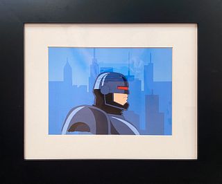 RoboCop Hand painted Hand signed Sericell