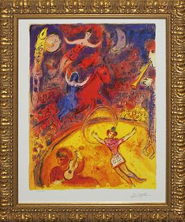 Marc Chagall-Limited Edition Lithograph after Chagall-Circus