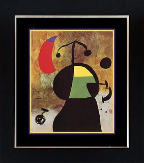 Joan Miro Color Plate after Miro from 1968