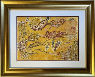 Chagall Lithograph after Chagall from the Verve Collection