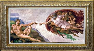 Creation, The Creation of Adam on canvas