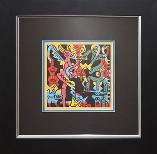 Keith Haring Color Plate Lithograph after Haring