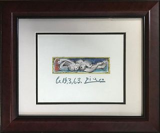 Pablo Picasso Lithograph from 1964