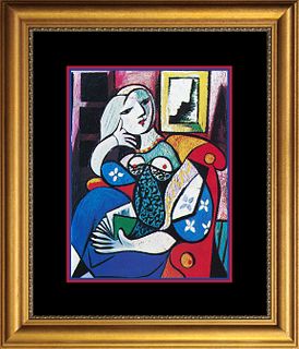 Pablo Picasso Lithograph Collection Domaine Limited Edition  after Picasso Woman with a book
