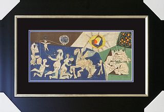 Pablo Picasso original  Lithograph  War and Peace Collection