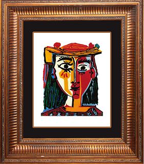 Pablo Picasso Bust of a Woman Limited Edition on paper after Picasso Collection Domain Picasso