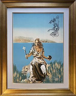 Salvador Dali Limited Edition Original Lithograph Hand signed and numbered.