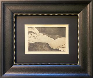 Modigliani original Lithograph from 1933