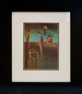Salvador Dali Color Plate Lithograph from 1979