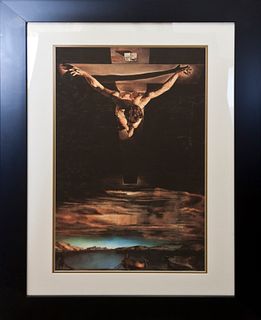 Salvador Dali Christ St John on the Cross Limited Edition Lithograph after Dali.