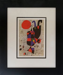 Joan Miro Lithograph after Miro from 1964