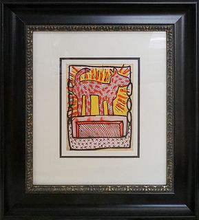 Keith Haring Lithograph after Haring
