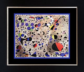Joan Miro Color Plate Lithograph after Miro