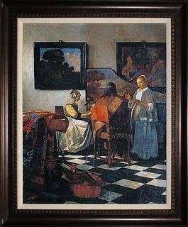 Limited Edition The Concert  after Johannes Vermeer