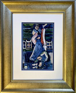 Marc Chagall Color Plate Lithograph after Chagall