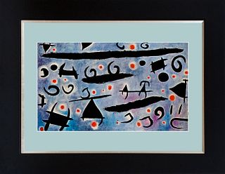 Joan Miro  Color Plate Lithograph after Miro
