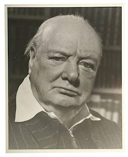 Winston Churchill Photograph by Philippe Halsman 