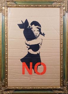 Banksy (After): Bomb Hugger Iraq War Protest Placard