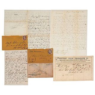 Ohio Oil Speculation, 1865, Manuscript Archive, Including Correspondence from Parkersburg, West Virginia & Tioga Co., Pennsylvania 