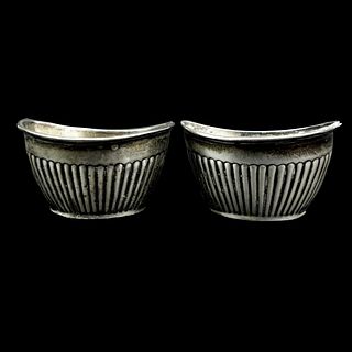 Pair of Antique Gorham Sterling Nut Dishes