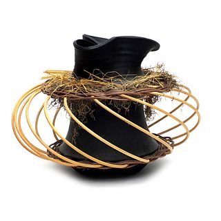 Pamela Roberts "Basket Pots" Vase