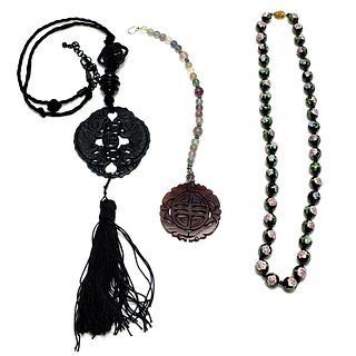 Three Assorted Chinese Jewellery Items