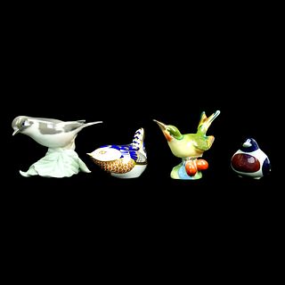 Four Vintage Bird Figurines