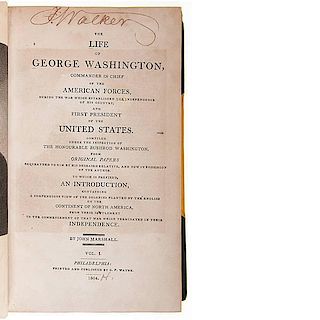 The Life of Washington, with Maps, 1804-1807 