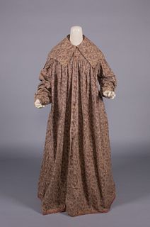 PRINTED MATERNITY WRAPPER, MID-LATE 1830s
