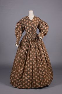 DOMESTIC WORK DRESS, EARLY-MID 1840s