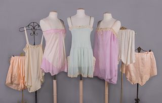 COLLECTION OF STEP-INS & TAP PANTS, AMERICA, 1920-1930s