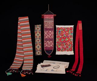 COLLECTION OF REGIONAL ACCESSORIES, LATE 19TH-EARLY 20TH C
