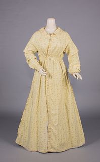 AT-HOME COTTON PELISSE, 1840s