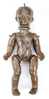 Antique Copper Articulated Doll Form