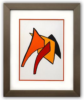 Alexander Calder- Lithograph "DLM141 - Lune jaune 