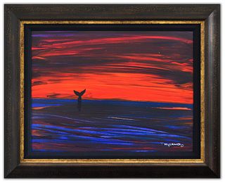 Wyland- Original Painting on Canvas "Abstract"