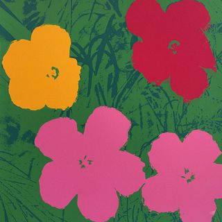 Andy Warhol- Silk Screen "Flowers 11.68"