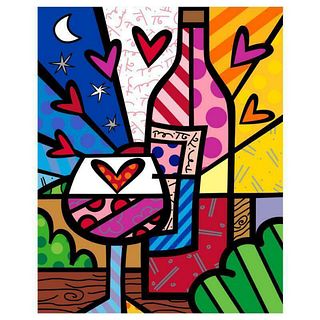 Britto, "Rose All Day" Hand Signed Limited Edition