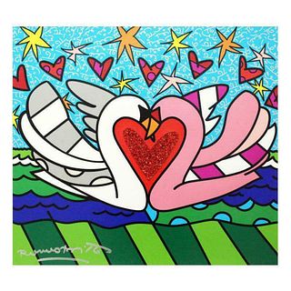 Britto, "Soul Mate" Hand Signed Limited Edition Gi