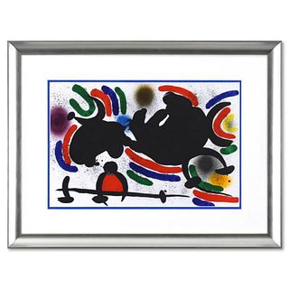 Joan Miro (1893-1983), Framed Lithograph on Paper 