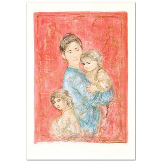 "Sonya and Family" Limited Edition Lithograph by E