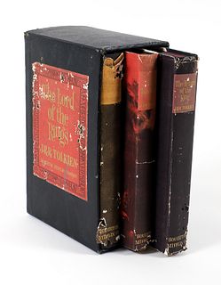 Tolkien Lord of the Rings 3 volumes in Slipcase