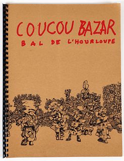 Jean Dubuffet CouCou Bazar 1973 Program 1/500