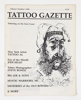 First issue of Tattoo Gazette 1988 NYC rare