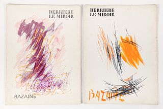 Two Derriere Le Miroir Bazaine 1968 1972 Lithographs