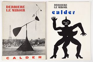 Two Derriere Le Miroir Calder 1959 1975 Lithographs 