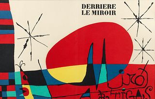 Joan Miro Derriere Le Miroir 1956 Cover Lithograph