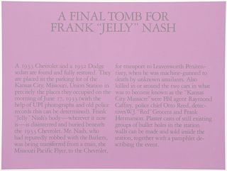 Robert Morris A Final Tomb for Frank Jelly Nash 1980 Serigraph